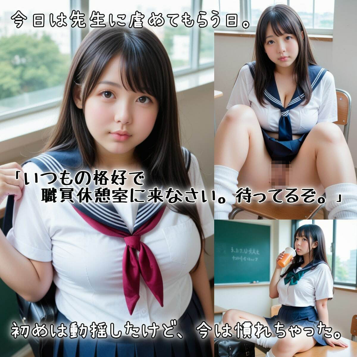 ケツ穴ブルマ〜ムッチリ地味女は剛毛尻毛。放課後、職員休憩室に来なさい〜 1枚目